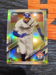 2021 Topps Chrome Refractor #146 Leody Taveras RC Rangers